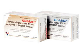 Orabloc 4% Articaine HCl with Epinephrine